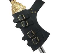 Saber Sheath - PU Leather Adjustable Medieval Leather Saber Frog | Belt Sheath Scabbards for Adult Historical Costume Fantasy Prop Cosplay Nice and clever