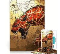 Saber Tooth Breaking Through Jigsaw Puzzle for Teenagers 1000 Pieces Boost Memory Relaxing Fun Premium Cut Stylish Gift (50x75cm)