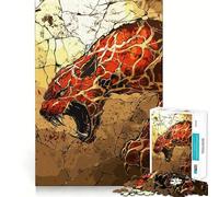 Saber Tooth Breaking Through Jigsaw Puzzles for Adults 1000 Pieces Brain Skill Relaxed Mind Exact Edge Art Collection Piece (38x52cm)