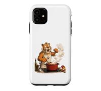 Saber Tooth Tiger Cooking In The Kitchen Case for iPhone 11