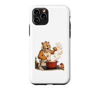 Saber Tooth Tiger Cooking In The Kitchen Case for iPhone 11 Pro