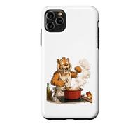 Saber Tooth Tiger Cooking In The Kitchen Case for iPhone 11 Pro Max