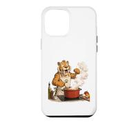 Saber Tooth Tiger Cooking In The Kitchen Case for iPhone 12 Pro Max