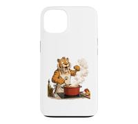 Saber Tooth Tiger Cooking In The Kitchen Case for iPhone 13