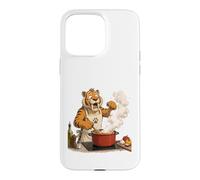 Saber Tooth Tiger Cooking In The Kitchen Case for iPhone 15 Pro Max