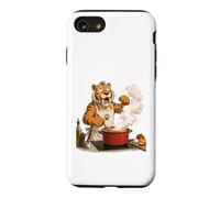 Saber Tooth Tiger Cooking In The Kitchen Case for iPhone SE (2020) / 7/8