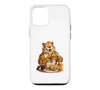 Saber Tooth Tiger Enjoying A Burger Case for iPhone 12/12 Pro
