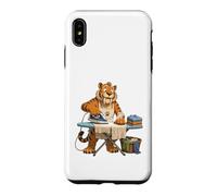 Saber Tooth Tiger Ironing Laundry Scene Case for iPhone XS Max