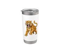 Saber Tooth Tiger Smilodon Stainless Steel Insulated Tumbler