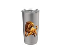 Saber Tooth Tiger Smilodon Stainless Steel Insulated Tumbler