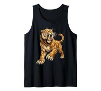 Saber Tooth Tiger Smilodon Tank Top