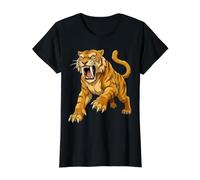 Saber Tooth Tiger Smilodon Value Graphic T-Shirt