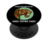 saber-toothed tigers saber-toothed tiger PopSockets Adhesive PopGrip