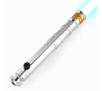 Saberforms Lightsaber Dueling Light Saber with 12 RGB Colors 16 Sound Fonts and Motion Control, Force FX Lightsabers with Premium Metal Handle and Replaceable Blade, Light Sabers for Adults, Kids
