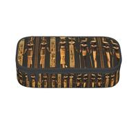SABFWF Ancient Egyptian Hieroglyph Print Multi-Functional Pen Case,Perfect for Students, Professionals, and Travelers Alike