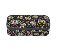 SABFWF Autism Awareness Puzzle Pieces Heart Print Multi-Functional Pen Case,Perfect for Students, Professionals, and Travelers Alike
