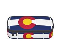 SABFWF Colorado State Flag Print Multi-Functional Pen Case,Perfect for Students, Professionals, and Travelers Alike