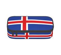 SABFWF Flag of Iceland Print Multi-Functional Pen Case,Perfect for Students, Professionals, and Travelers Alike