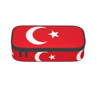 SABFWF Flag of Turkey Print Multi-Functional Pen Case,Perfect for Students, Professionals, and Travelers Alike