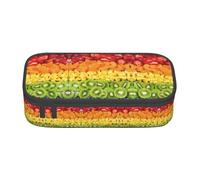 SABFWF Fruit Rainbow Print Multi-Functional Pen Case,Perfect for Students, Professionals, and Travelers Alike