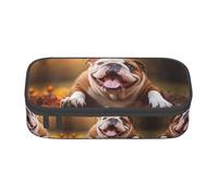 SABFWF Funny English Bulldog Print Multi-Functional Pen Case,Perfect for Students, Professionals, and Travelers Alike
