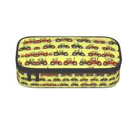 SABFWF Green Fields Farming Machine Print Multi-Functional Pen Case,Perfect for Students, Professionals, and Travelers Alike
