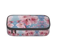 SABFWF Japanese Cherry Flowers Print Multi-Functional Pen Case,Perfect for Students, Professionals, and Travelers Alike