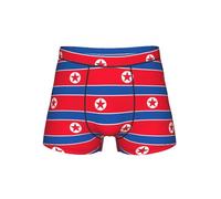 SABFWF Korean Flag Print Comfortable Men'S Underwear,Versatile Boxer Briefs,Perfect Choice For Men'S Fashion