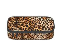 SABFWF Leopard Animal Print Print Multi-Functional Pen Case,Perfect for Students, Professionals, and Travelers Alike
