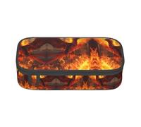 SABFWF Phoenix Print Multi-Functional Pen Case,Perfect for Students, Professionals, and Travelers Alike