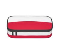 SABFWF Polish Flag Print Multi-Functional Pen Case,Perfect for Students, Professionals, and Travelers Alike