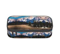 SABFWF Rocky Mountains Print Multi-Functional Pen Case,Perfect for Students, Professionals, and Travelers Alike