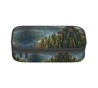 SABFWF Rocky Mountains Print Multi-Functional Pen Case,Perfect for Students, Professionals, and Travelers Alike