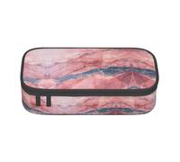 SABFWF Rose Gold Marble Print Multi-Functional Pen Case,Perfect for Students, Professionals, and Travelers Alike