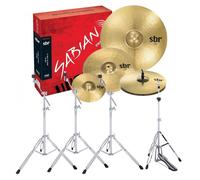 Sabian SBR Promo Cymbal Set with 10" Splash and Stands