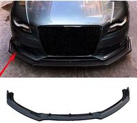SABIB Car Front Bumper Lip Spoiler Splitter for Audi A4 B8 2008 2009 2010 2011 2012 2013 2014 2015 2016, Body Kit Decorative Diffuser Protection Spoiler