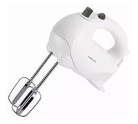 WHITE ELECTRIC FOOD HAND MIXER MIX WHISK BAKING BEATER BLENDER 5 SPEED 588 [EEK: A+]