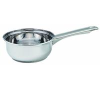 Sabichi 14cm Stainless Steel Milk Pan | Mirror Polish | Riveted Handle | Dishwasher Safe | Suitable for Gas, Electric, Ceramic, Solid Hot Plate & Induction Hobs
