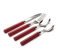 Sabichi 16 Piece Red Cutlery Set Red