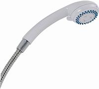 Sabichi 3-Function Shower Head and Hose, Stainless-Steel, Silver