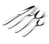 Sabichi Arch Cutlery Set, Stainless Steel, Silver, 6.3 x 20 x 27 cm