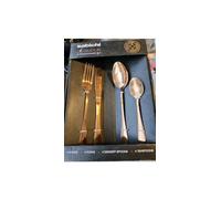 Sabichi 16pc GLAMOUR Cutlery Set Dinnerware Stainless Steel COPPER FINISH 4 PEOP