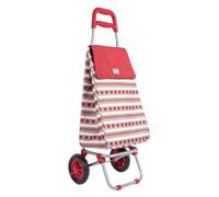 Sabichi Home Bistro 40L Shopping Trolley With Thermal Insulation - Red/brown