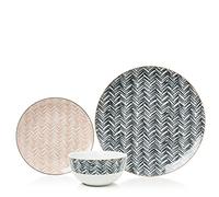 Sabichi Mali Decal 12pc Porcelain Multicolour Dinner Set