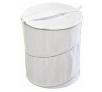 Sabichi Pop-Up Laundry Bin, Polyester, Silver, 99686
