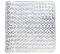 Sabichi Square Shower Mat, Plastic, Clear/Turquoise, M