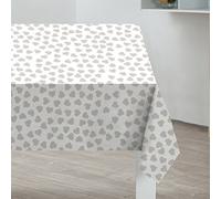 Sabichi Wipe Clean Tablecloth - Easy to Clean Waterproof Table Cover for Dining Room, Garden, Kitchen, & Indoor/Outdoor Use - 132x178cm Table Cloth & Pvc Table Protector - Hearts Design
