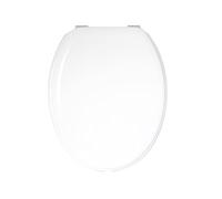 Sabichi Toilet Seat, Plastic, White