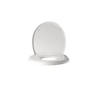 Sabichi Toilet Seat - Soft Close Toilet Seat White with Quick Release Function, Simple Top Fixing Family Toilet Seat with Child Seat Built-in - Standard Toilet Seats with Adjustable Hinges, O Shape