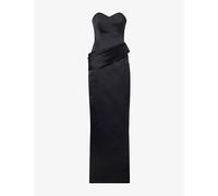 Sabina Bilenko Womens Sabina Bilenko Diana Corset Woven Gown Black 8